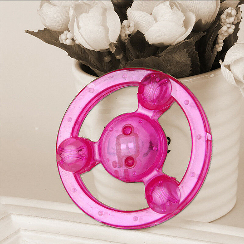 4 Pcs Outdoor Toys Kids Funny LED Light Flying Saucer Colorful Spin