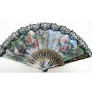 Spanish style Hand Fan Decorative Design M1T7