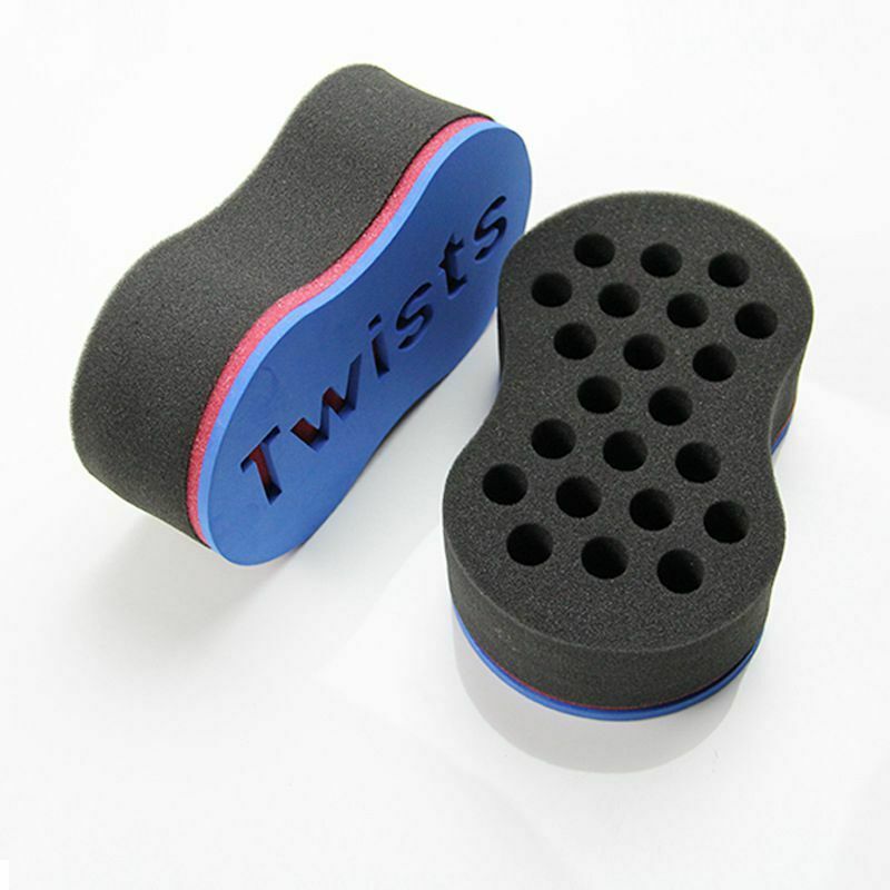 Wave Barber Hair Brush Sponge for Dreads Afro Twist Curl Coil Magic Tool E5T9