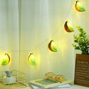 1.5m 96LED Lamp String Kiwi Fruit Shape Copper Battery Wedding Party Decor