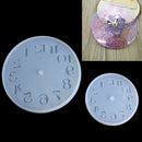 2Pcs Arabic Numerals Silicone Diy Jewelry Mold Pendant Watch Clock Shaped F