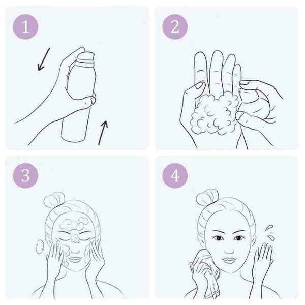 50ml Deep Cleansing Exfoliating Peeling Mousse Removal Scrub H0D8 Facial Ne L5I2