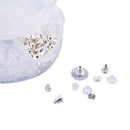 250 Pcs/Box Earnut Sets Earring Backs Earring Stoppers Ear Stud Findings Fo