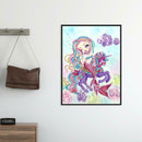 5D DIY Special Shaped Diamond Painting Girl Cross Stitch Mosaic Craft Kits