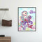 5D DIY Special Shaped Diamond Painting Girl Cross Stitch Mosaic Craft Kits