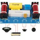 3-Unit Hi-Fi Audio Speaker Crossover Frequency Divider DIY Kit Universal