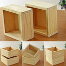 Wooden Garden Flower Herb Planter Succulent Pot Trough Box Plant Bed Case KXL