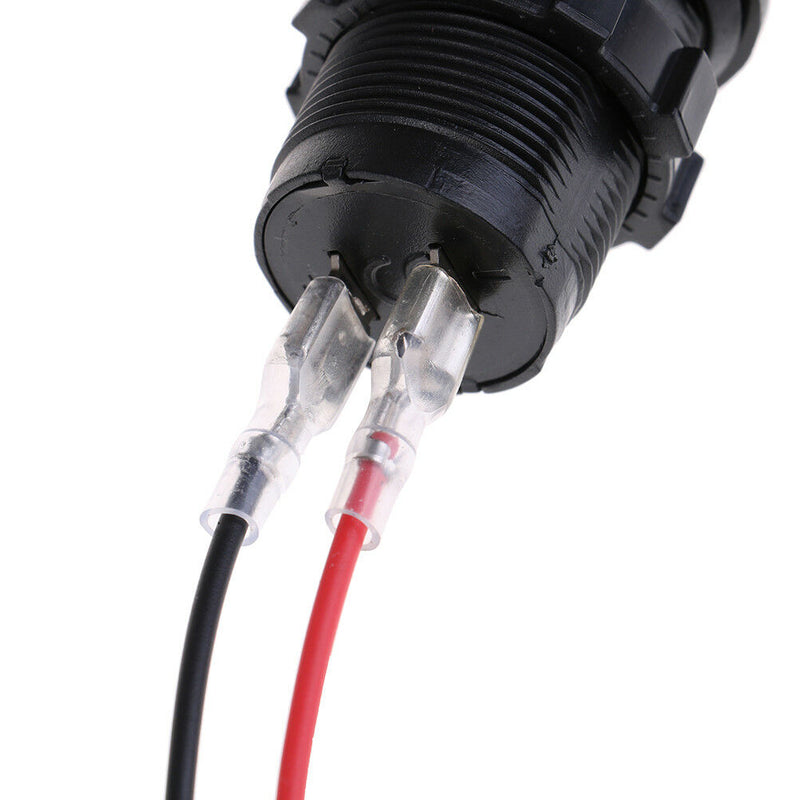 12V/24V Waterproof Car Vehicle Dual USB Charger 2 Port Power Socket 5V 3c