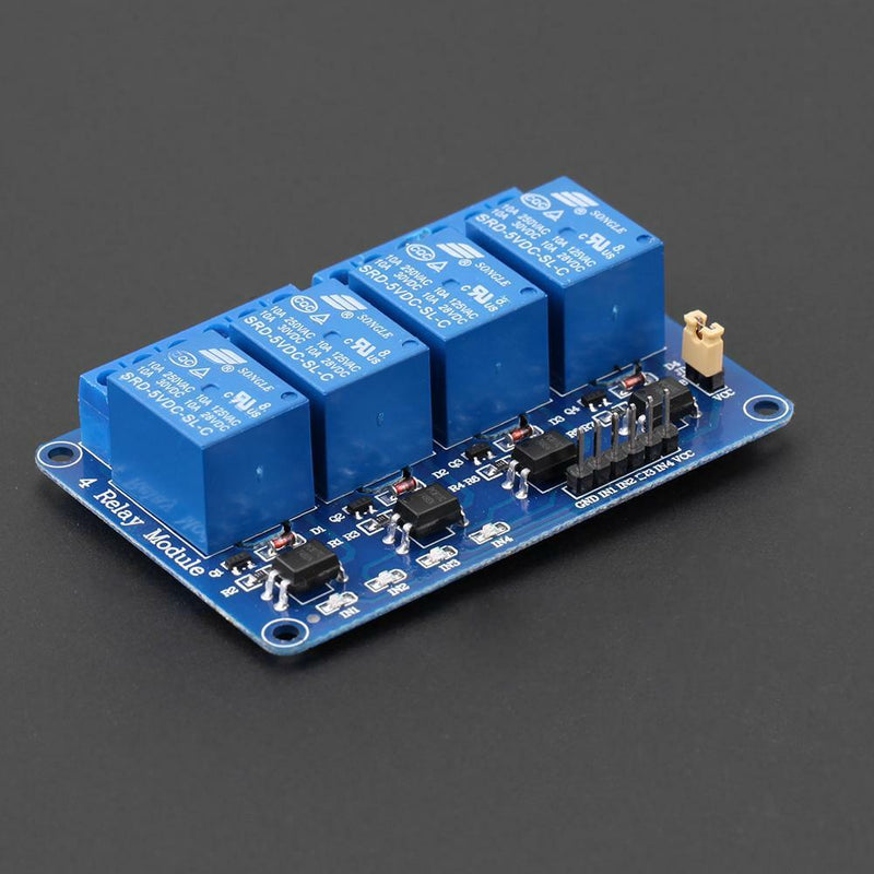 5V Four 4 Ch Relay Module with optocoupler for PIC DSP ARM Arduino 8051 AVR A