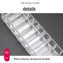 Clear Acrylic Makeup Organizer Powder Lipstick Holder Cosmetic Storage Box A
