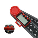 2in1 Digital Protractor Angle Finder Ruler Crown Trim Woodworking 7" 200mm 2019