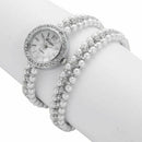 Duoya Brand Korea Luxury Brand Pearls Bracelet Watch Women Female Ladies Dr