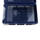 2pcs 6-Port Electronic Component Storage Box Case Container Size M