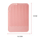 Set of 2 Hairdressing Large Hair Straightener Heat-resistant Salon Silicone Mat