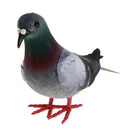 Set of 6 Doves Realistic Feathered Artificial Craft Birds Garden Yard Lawn Decor
