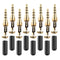 8 Piece 3.5mm 4 Pole Male Replacement Audio Jack for All Headphones Plug Repair