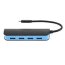 5Gbps USB Hub Splitter 4-In-1 Usb3.1 Type-C 4 Ports Usb Hub With Cable 20.5