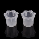 1000pcs 13mm Plastic Tattoo Hexagonal lace Ink Cups Caps Holder Pigment SuppliME