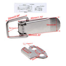 4 Pcs Hardware Cabinet Boxes Spring Loaded Latch Catch Toggle Hasp new