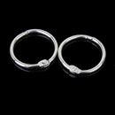10x Round Hinged Rings for DIY Scrapbooks/Albums/Calendars---65mm R7E4