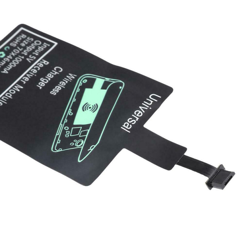 Universal Wireless Charger Receiver Adapter Pad for Micro USB Port Devices