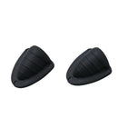 2pcs New Black Marine Boat Yacht Clam Shell Vent Cable Hose Cover Clam