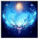 5D Diy Diamond Embroidery Landscape Forest Maple Leaf Deer Diamond Painting