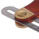 8" 200mm Woodworkers Sliding T Bevel Blued Steel Blade Rulers with Wooden Handle