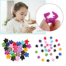 30X Mix Colored Girl Kid Baby Mini Flower Hair Claw Jaw Clip Hair Accessoriesã€â„–[
