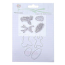 Silicone Rubber Stamp + Cutting Dies Stencil Frame Scrapbook Christmas