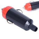 Replacement DC 12V Car Cigarette Lighter Male Socket Plug Connector Black LJ