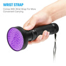 High Powered UV Lamp Black Light Ultra Violet Flashlight 395nm 5W 100LED