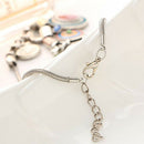 Women Necklace Alloy Plated Retro Pendant Hanging Curb Chain Long Chain Cos