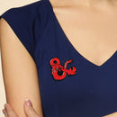 Red Dragon Pins Brooch Clothing Lapel Denim Shirt Enamel Badges (Style 1) A