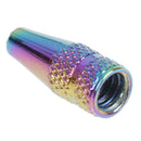 5Pcs Rainbow Bicycle Tire Valve Cap Tyre Valve Stem Aluminum Alloy Dust Cove ME