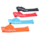 Latex Resistance Band Set for Yoga Workout Black Red Blue Orange 600mm