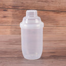 1pc transparent plastic 200ml protein shaker water bottle sports fitness gym M&E