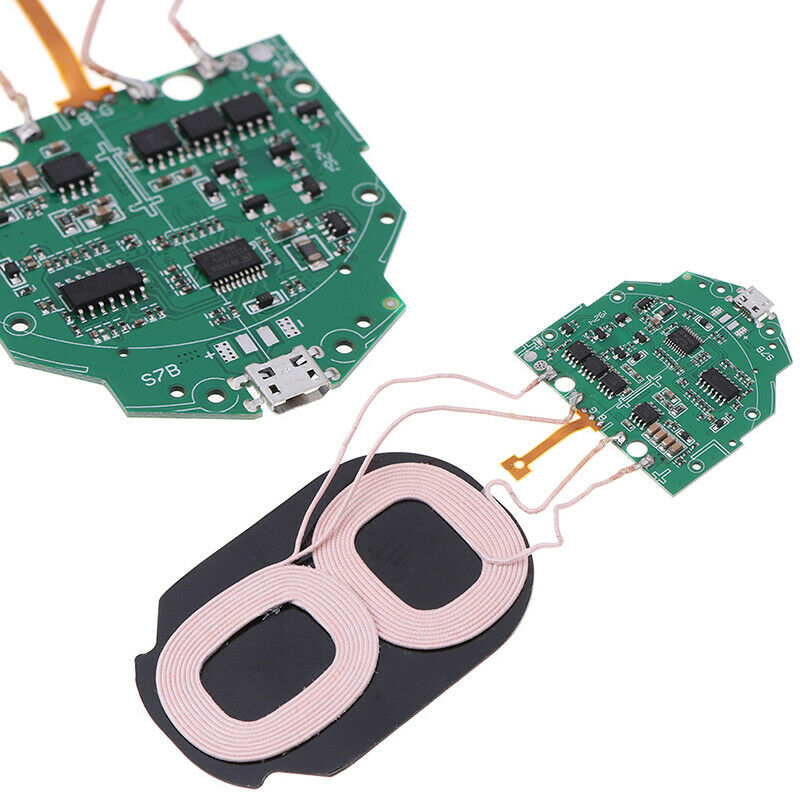 1Pc New 10W Qi Fast Charging Wireless Charger PCBA Circuit Board With Dual Co_