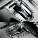 Carbon Fiber Car Gear Shift Panel Frame Cover Stickers for Ford Mustang 201 C7B1