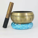 3/4'' Handmade Silk Brocade Round Meditation Singing Bowl Cushion Pillow