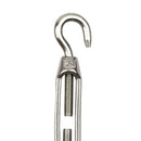 1pcs Stainless Steel 304 Hook Eye Turnbuckle Wire Rope C6N2 Pack Tensio Hot P4H6