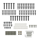 Bolt Kit Motorcycle Windscreen Hardware Fastener Clips Screws Black