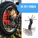 15 in 1 Bicycle Repair Tool Spoke Plum Socket Wrench Hex Key Screwdriver