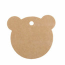 100 Pcs. Labels Gift Tags Tags Gift Tags Kraft Card Gift Cards - Brown / #