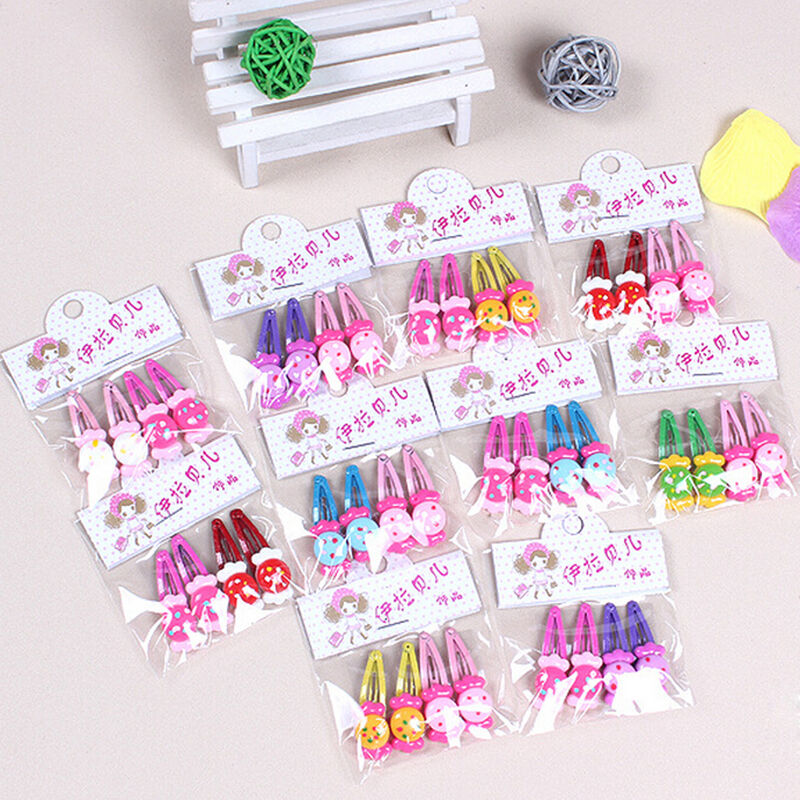 Magic Kids Girls Hair Clips Mixed Assorted Slides Hair Jewelry Random Pattern OZ