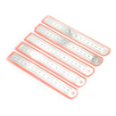 5 PCS Dual Side Marked 15cm 6 inch Stainless Steel Straight Ruler New ME