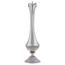 European Style Retro Pewter Plated Metal Flower Vase Bottle Jug for Home