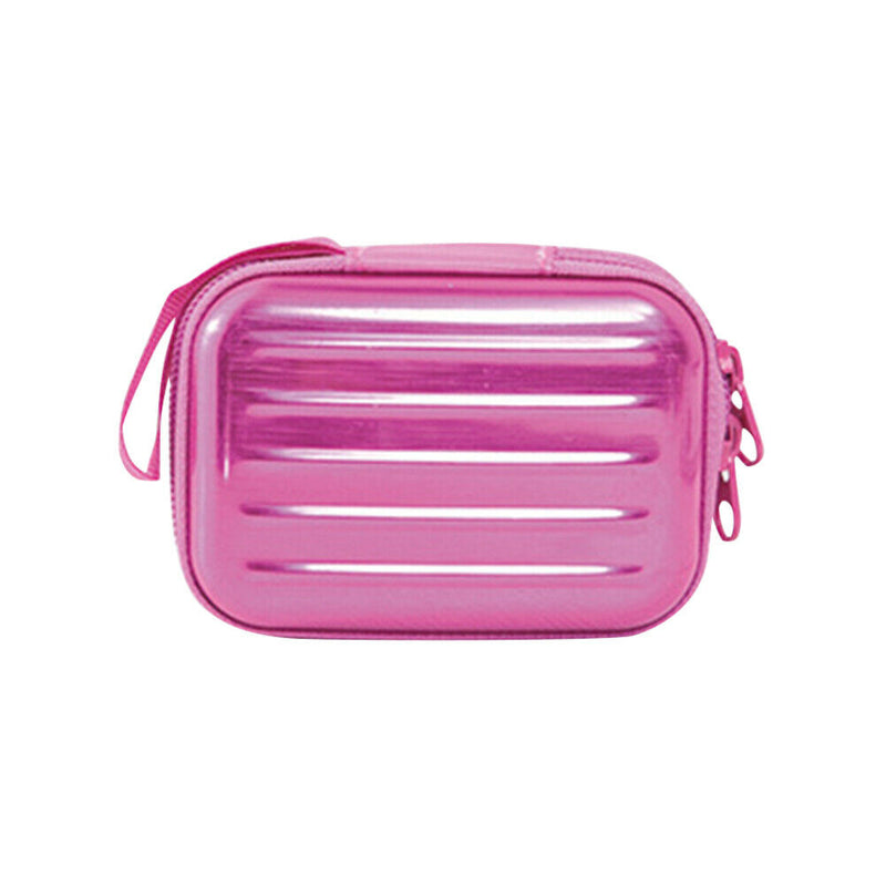 12 Grids Macaron Essential Oil Storage Bag Portable Dividers Box (Rose Red) A