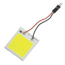 1x 48-SMD COB White Panel LED T10 Car Interior Panel Light 12V Dome Lamp Bulb 4W