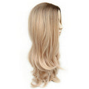 Ash Blonde High Density Temperature Synthetic Wig For Black/White Women Glu